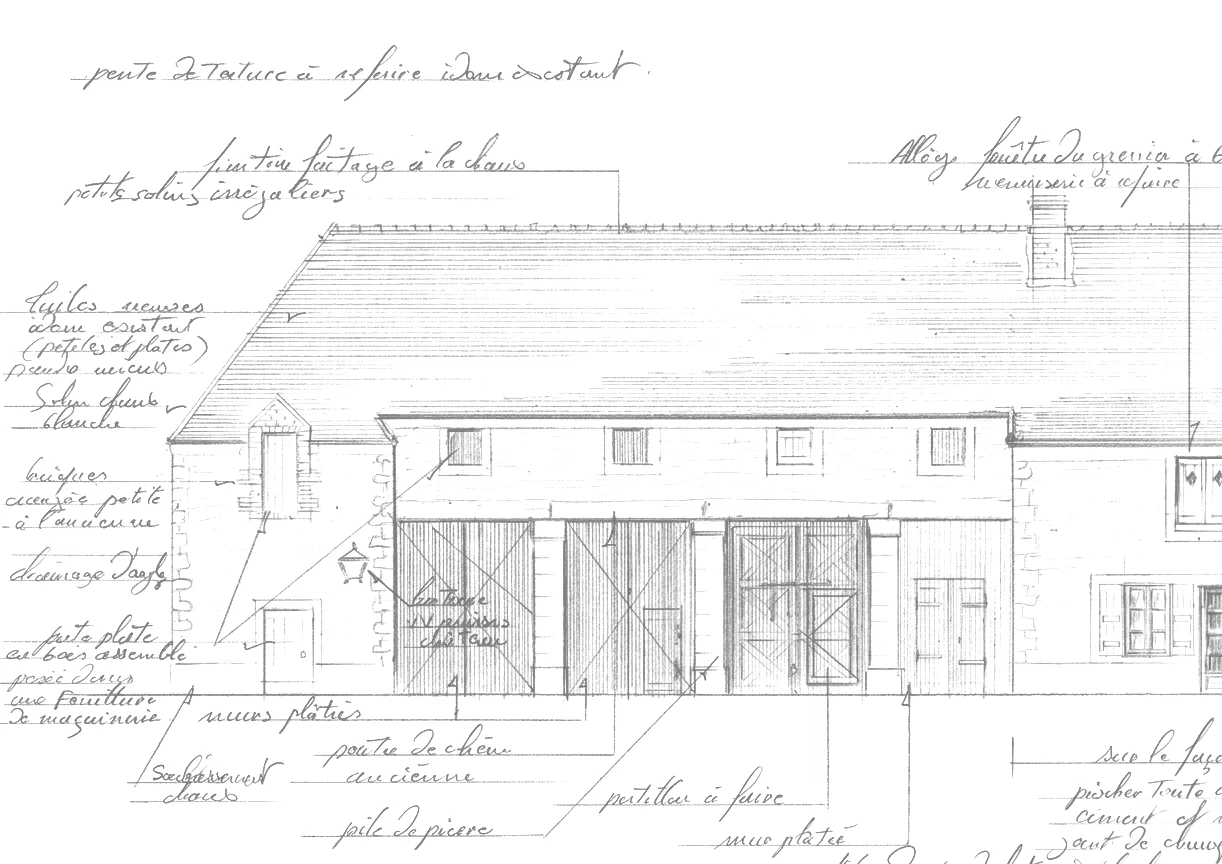 Château in the Yvelines — outbuildings