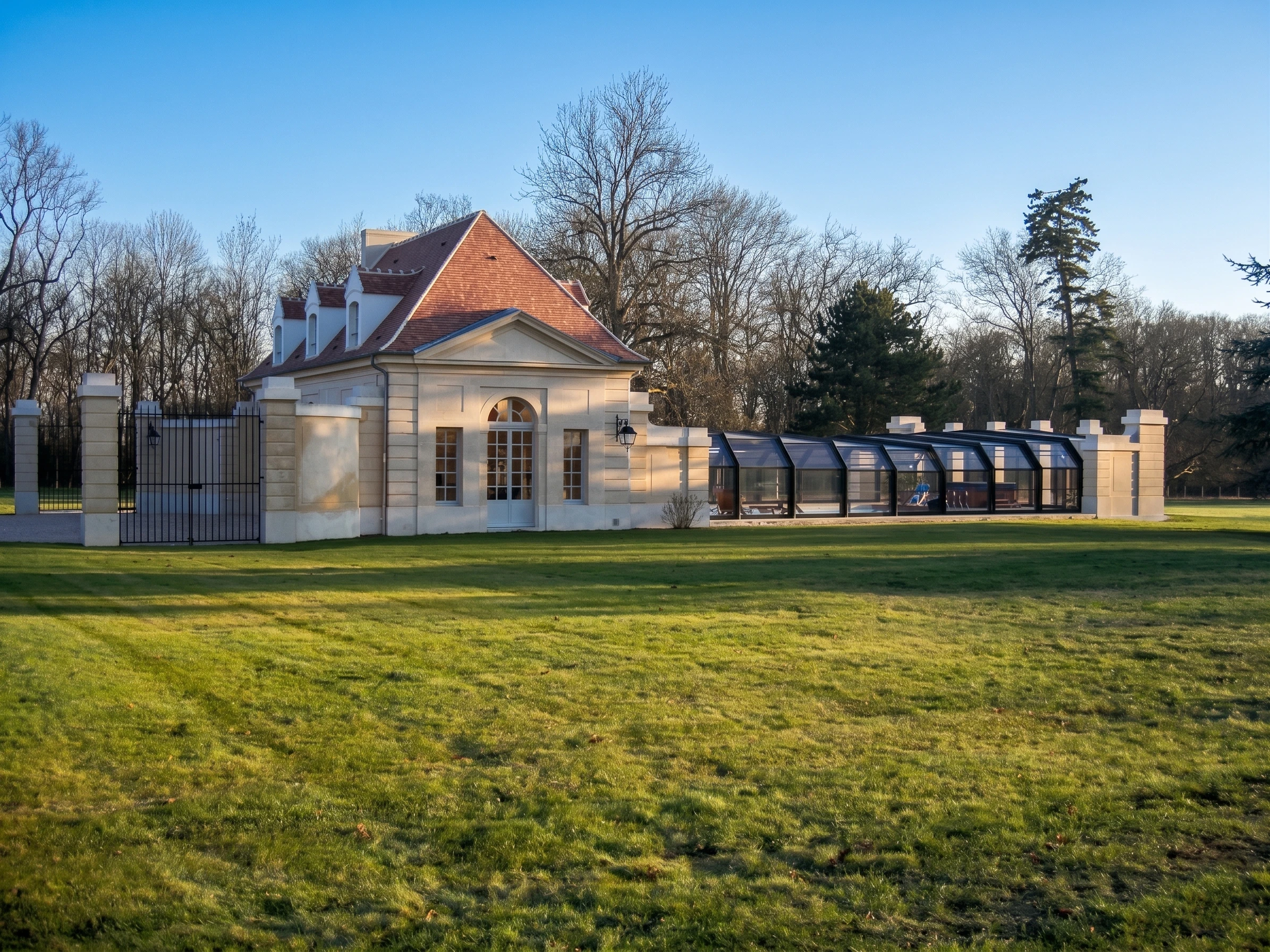 Château in the Yvelines — summer pavilion