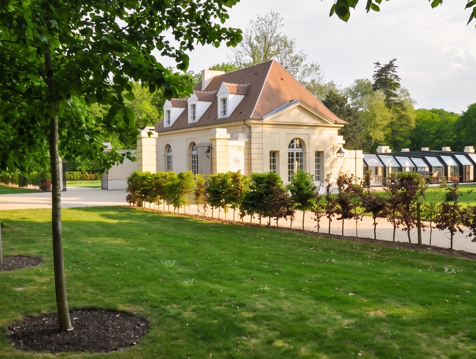 Château in the Yvelines — summer pavilion