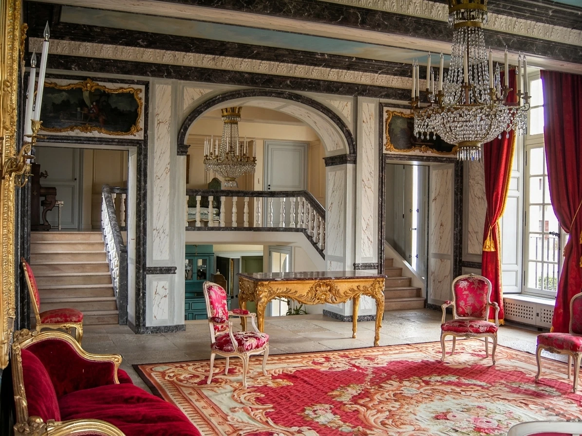 Château in the Yvelines — interior