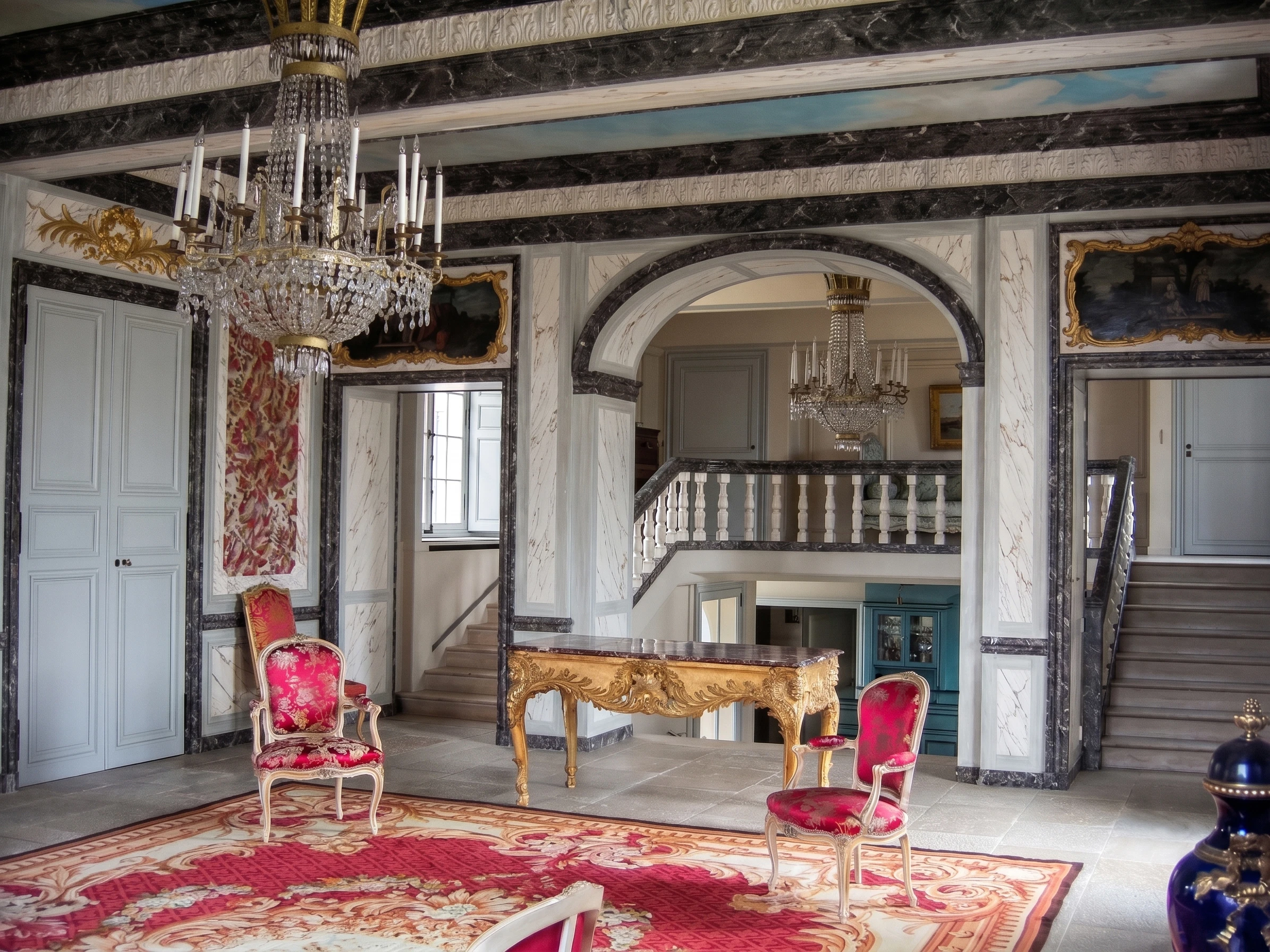 Château in the Yvelines — interior