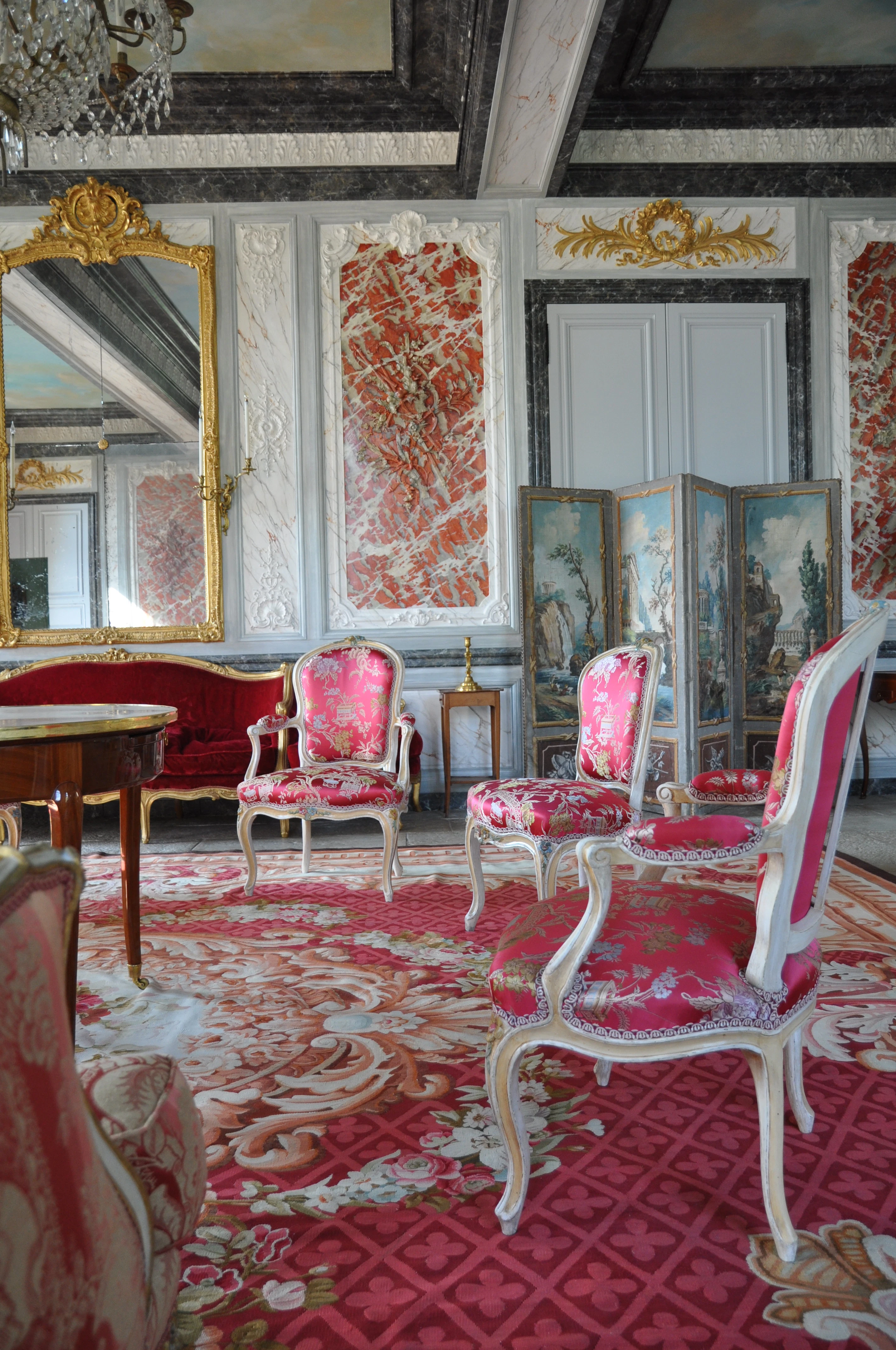 Château in the Yvelines — interior