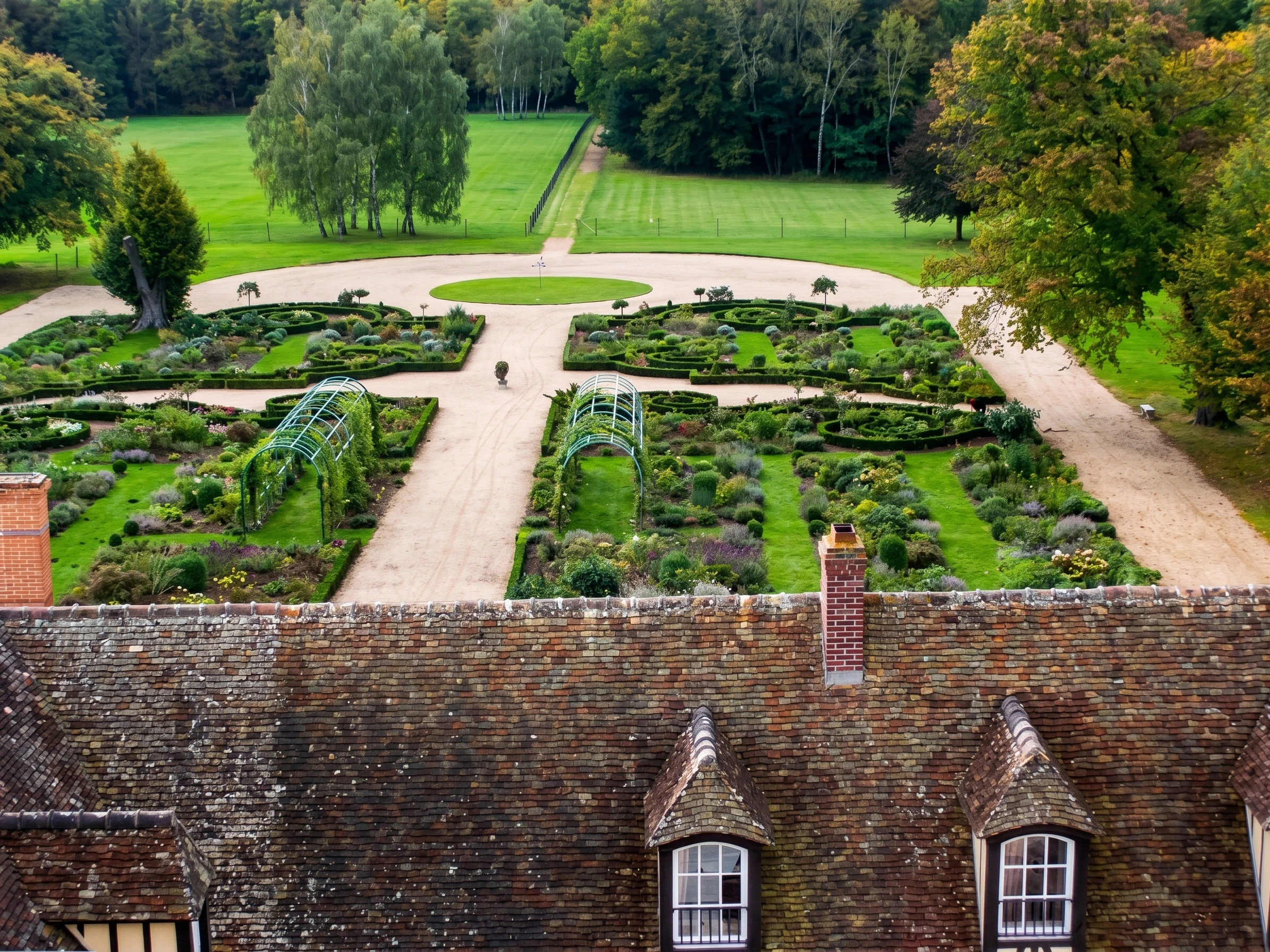 Château in the Yvelines — garden