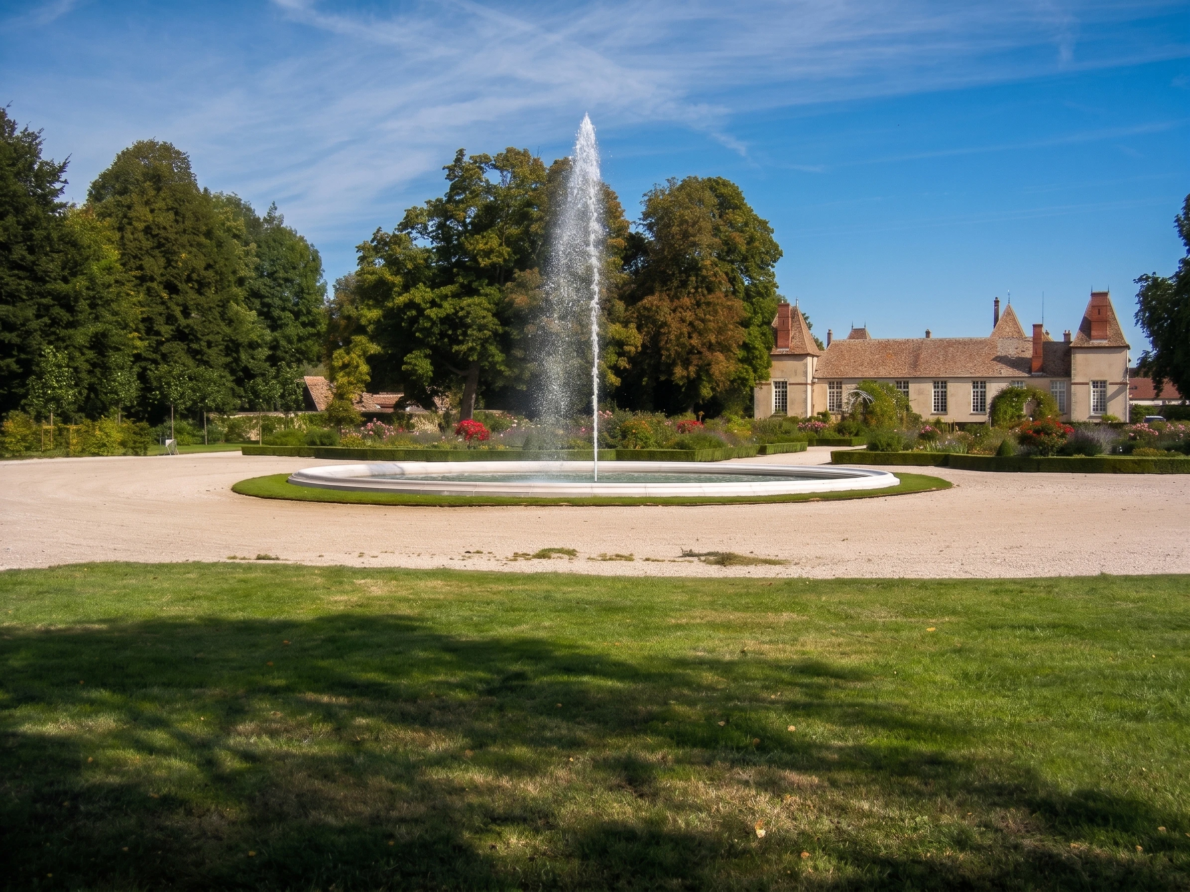 Château in the Yvelines — garden