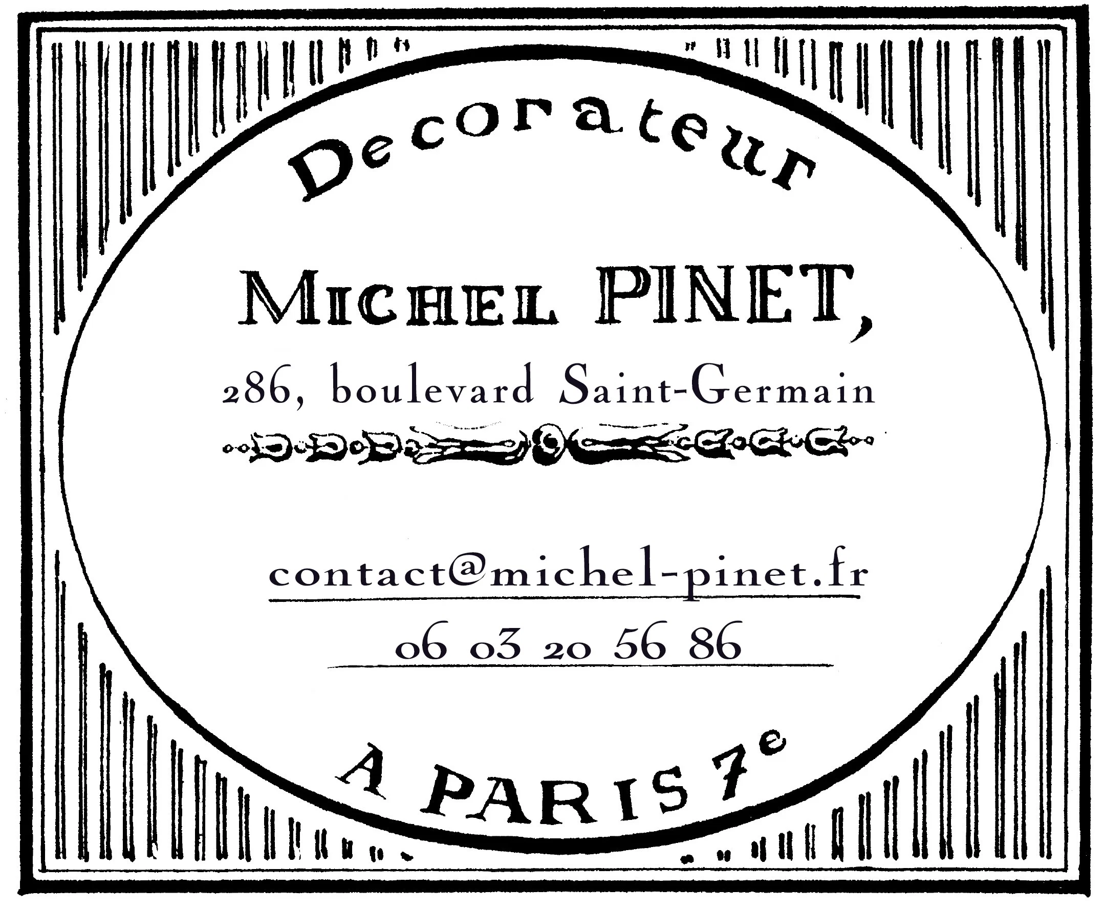 Société Michel Pinet — Décoration et restauration de demeures historiques, Paris